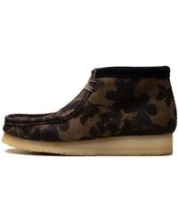 Clarks - Wallabee Boot /Khaki" 26174035" - Lyst