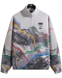 Kith - Team Usa Winter Mountain Quarter Zip Khm034687 101" - Lyst