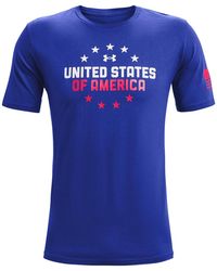 Under Armour - Freedom Us Of A T-Shirt 1365051 400" - Lyst