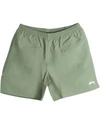 Stussy - Water Stock Elastic Waistband Short "Sage" 113155N Sage" - Lyst