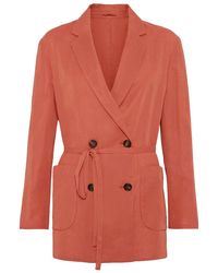 Brunello Cucinelli - Relaxed Cotton Jacket "Starfish" Brun1550" - Lyst