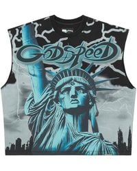 GODSPEED NEW YORK - Voltage Sleeveless T-Shirt Gs423" - Lyst
