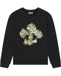 DENIM TEARS - Cotton Fleur De-Lis Crewneck "Charcoal" Dt084" - Lyst