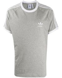 adidas - Originals 3-Stripes T-Shirt "Medium Heather" Fm3769" - Lyst