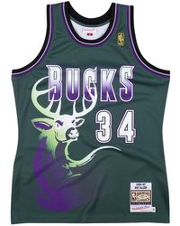 Mitchell & Ness - Authentic Alternate Jersey "Nba Milwaukee Bucks 96 Ray Allen" Ajy4Gs18093 Mbudkgn96Ral" - Lyst