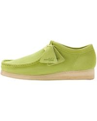 Clarks - Originals Wallabee Boot "Lime Suede" 26183774" - Lyst