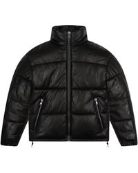DENIM TEARS - Leather Embossed Wreath Puffer Jacket Dt527" - Lyst