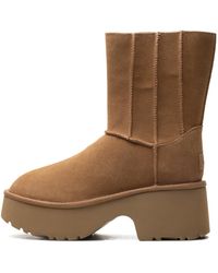 UGG - Classic Twin Seam New Heights Boot "Chestnut" 1158313 Che" - Lyst