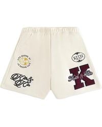 Kith - Emery Logo Patchwork Shorts "Waffle" Khw060262 102" - Lyst