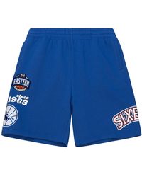 Mitchell & Ness - Team Origins Fleece Shorts "Nba 76Ers" Pshr4851 P76Yyppproya" - Lyst