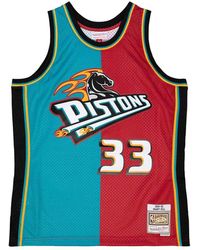 Mitchell & Ness - Split Swingman Jersey "Nba Detroit Pistons 1999 Grant Hill" Smjy4845 Dpi99Ghirdtl" - Lyst