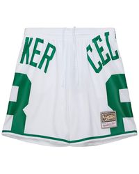 Mitchell & Ness - Maxxed Out Fashion Shorts "Nba Celtics Antoine Walker" Bt10103 Bcewhit" - Lyst