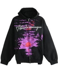 Balenciaga - Dream Zip-Up Hoodie A0017Wtuvr61000" - Lyst