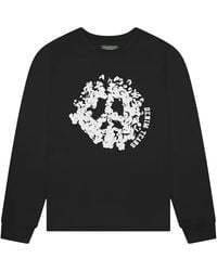 DENIM TEARS - Peace Wreath Long-Sleeve T-Shirt Dt642" - Lyst