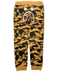 A Bathing Ape - 1St Camo Shark Slim Sweatpants B1Csssgy" - Lyst