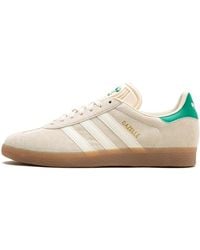 adidas - Gazelle "wonder White / Green" Shoes - Lyst