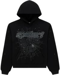 Sp5der - Rhinestone Punk V2 Hoodie 337" - Lyst