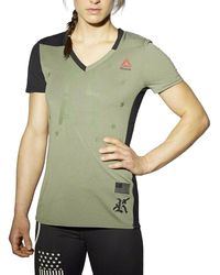 Reebok - Train Like A Fighter Mma V-Neck T-Shirt "Canyon" Aj4430" - Lyst