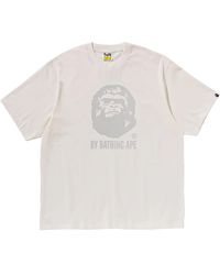 A Bathing Ape - By Bathing Ape Relaxed Fit T-Shirt "Ivory" 001Tel801337Mivy" - Lyst