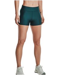 Under Armour - Heatgear Armour Mid-Rise Shorts "Tourmaline" 1360925 716" - Lyst