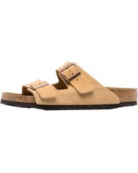 Birkenstock - Arizona Suede Leather "Latte Cream" 1026190" - Lyst
