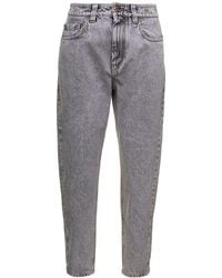 Brunello Cucinelli - Denim Tapered Pants "Vintage Stone" Brun2651" - Lyst