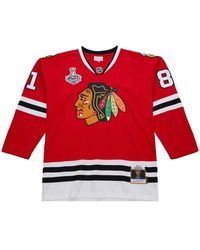 Mitchell & Ness - Nhl Dark Jersey Blackhawks 2014 Marian Hossa "Scarlet" Jy8922 Cbhscar" - Lyst