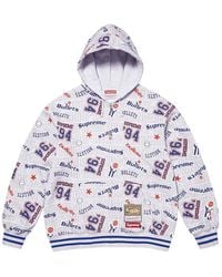 Supreme - Mitchell & Ness Teams Zip Up Hooded Sweatshirt "Ss26 - Lyst
