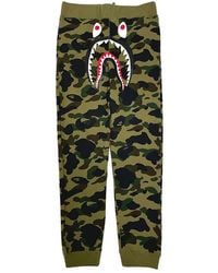 A Bathing Ape - 1St Camo Shark Slim Sweatpants B1Cssgb" - Lyst