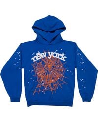 Sp5der - Og Web V2 Knicks Away Hoodie 553" - Lyst