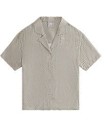 Kith - Elena Monogram Silk Camp Shirt "Khaki" Khw030292 359" - Lyst
