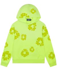 DENIM TEARS - Mono Cotton Wreath Hoodie "Neon" Dt110" - Lyst