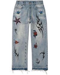 Bravest Studios - Tattoo Denim Pants Bs91" - Lyst