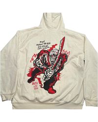 Warren Lotas - Skeleton Knight Pullover Hoodie "Cream" Wl071" - Lyst