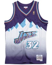 Mitchell & Ness - Swingman Road Jersey "Nba Jazz 96 Karl Malone" Smjygs18216 Ujapurp96Kma" - Lyst