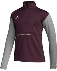 adidas - Team Issue Quarter-Zip Jacket "Team Medium Heather Hi3072" - Lyst