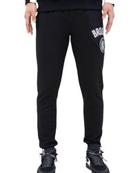 Pro Standard - Nba Brooklyn Nets Stacked Logo Sweatpants Bbn452602 Blk" - Lyst
