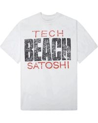 Satoshi Nakamoto - Tech Beach Logo Short Sleeve T-Shirt Sat063" - Lyst