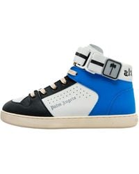Palm Angels - High-Top Strap Sneakers Pmia007F22Lea0010145" - Lyst