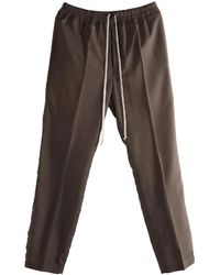 Rick Owens - Drawstring Slim Long Pants "Dark Dust" Ru01F2390 Wg 78" - Lyst