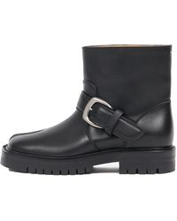 Maison Margiela - Tabi County Buckle Ankle Boot S58Wu0431P3292H8396" - Lyst