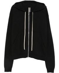 Rick Owens - Zip-Up Drawstring Hoodie Ru02F4614 Wsbr 09" - Lyst