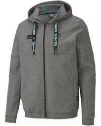 PUMA - Mapm Mercedes Sweat Hoodie "Medium Heather" 596177 03" - Lyst