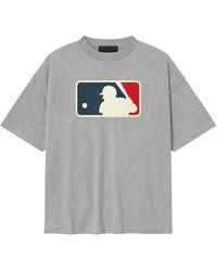 Fear Of God - Essentials Mlb 90's T-Shirt "Concrete Heather" 125Ml254202F" - Lyst