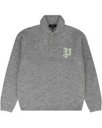 Purple Brand - Relaxed-Fit Polo Sweatshirt M7079 Appg425" - Lyst