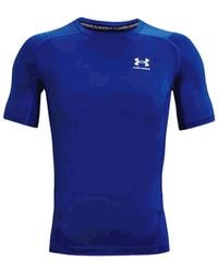 Under Armour - Heatgear Compression Short Sleeve "Royal 1361518 400" - Lyst