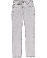 Brunello Cucinelli - Stone-Wash Jeans "Light" Brun146" - Lyst