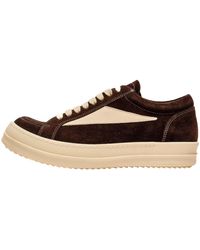 Rick Owens - Hollywood Vintage Sneaker Low "Mahogany Milk" Rp01E7866 Lvslco 1411" - Lyst