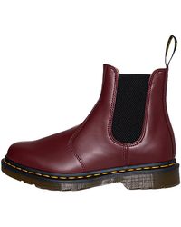 Dr. Martens - Rawmond Smooth Leather Boots "Comme Des Garçons Comme Des Garçons Cherry" 24383600" - Lyst