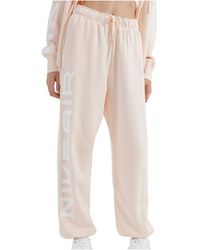 Nike - Sportswear Air Oversized High-Waisted Fleece Joggers "Ice Guava Fb8051 838" - Lyst